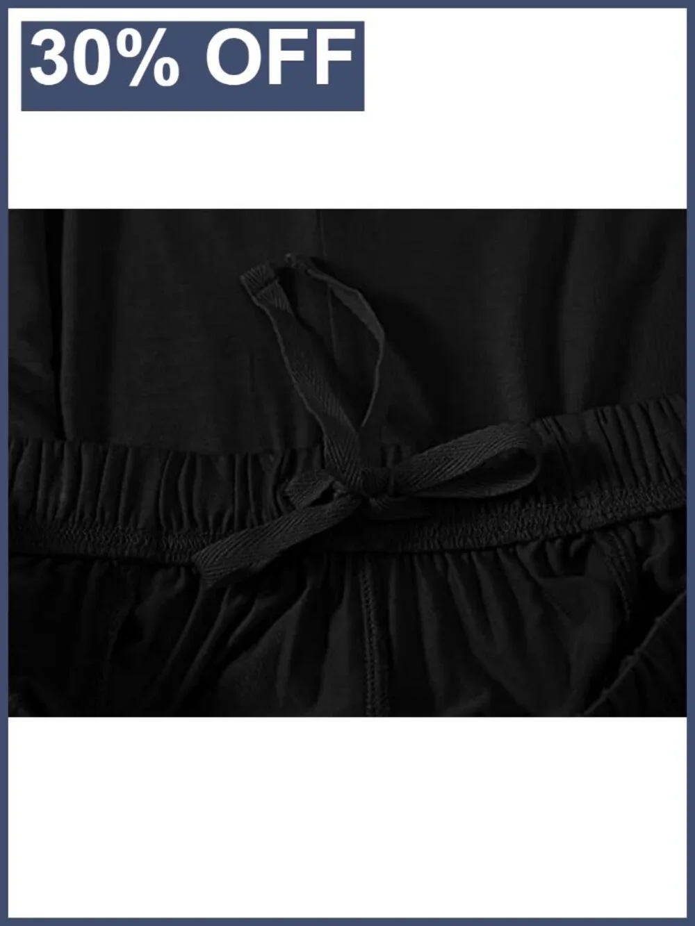 Men's Pajama Set Short Sleeve V-Neck Drawstring Lounge Sleepwear